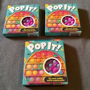 Pop It! Game set of 3 NEW